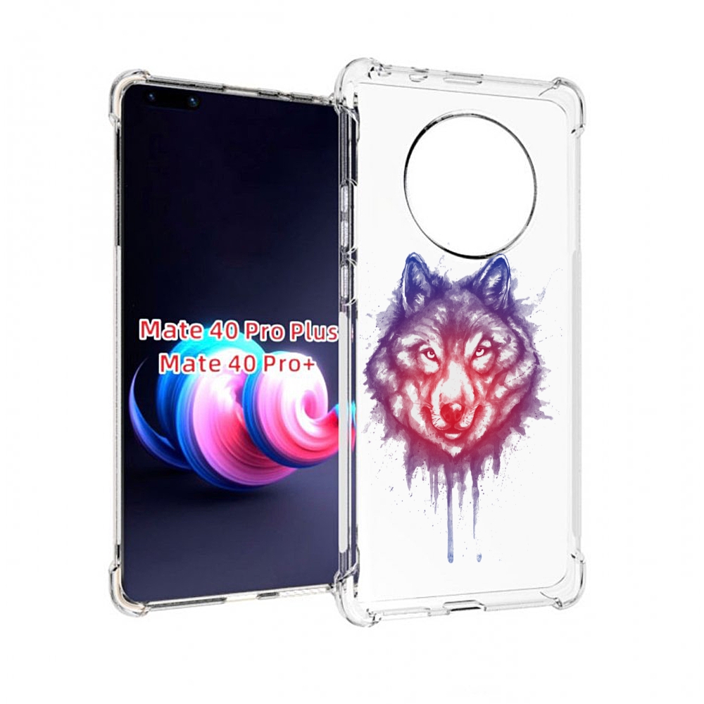 

Чехол MyPads пушистый волк для Huawei Mate 40 Pro+ Plus, Прозрачный, Tocco