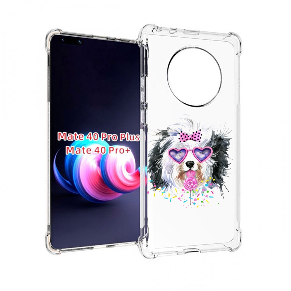 

Чехол MyPads пушистик для Huawei Mate 40 Pro+ Plus, Прозрачный, Tocco