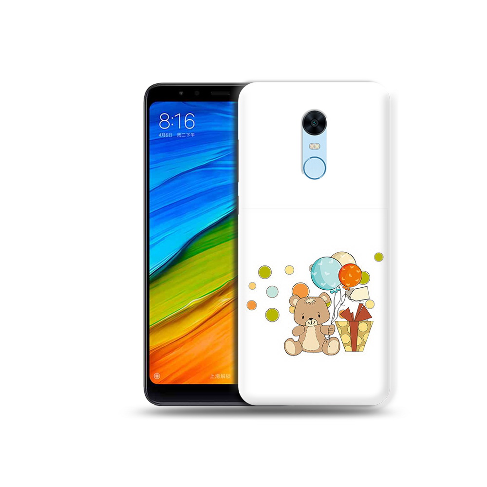 

Чехол MyPads Tocco для Xiaomi Redmi 5 Plus медвеженок с подарком (PT94743.327.470), Прозрачный, Tocco