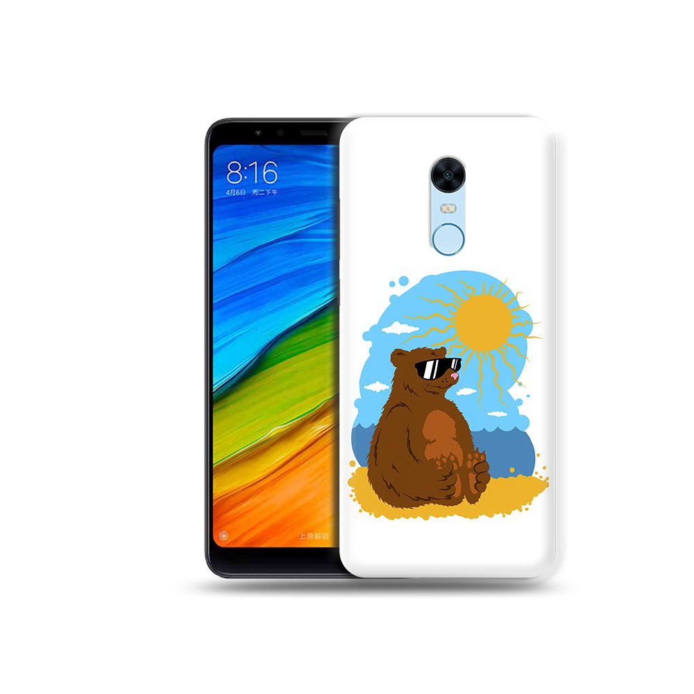 

Чехол MyPads Tocco для Xiaomi Redmi 5 Plus медведь на чиле (PT94743.327.468), Прозрачный, Tocco
