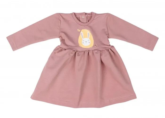 Платье детское Forest kids Bunnies розовый 80 1118₽