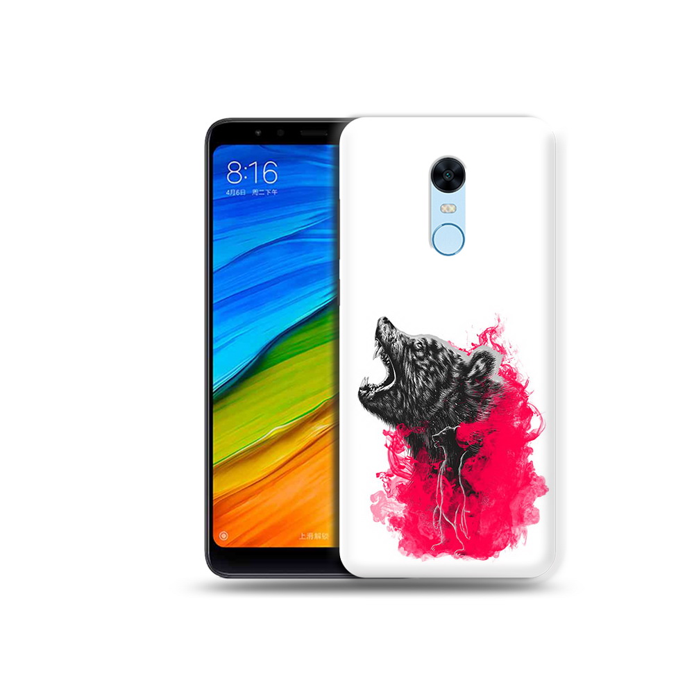 

Чехол MyPads Tocco для Xiaomi Redmi 5 Plus медведь в дымке (PT94743.327.463), Прозрачный, Tocco