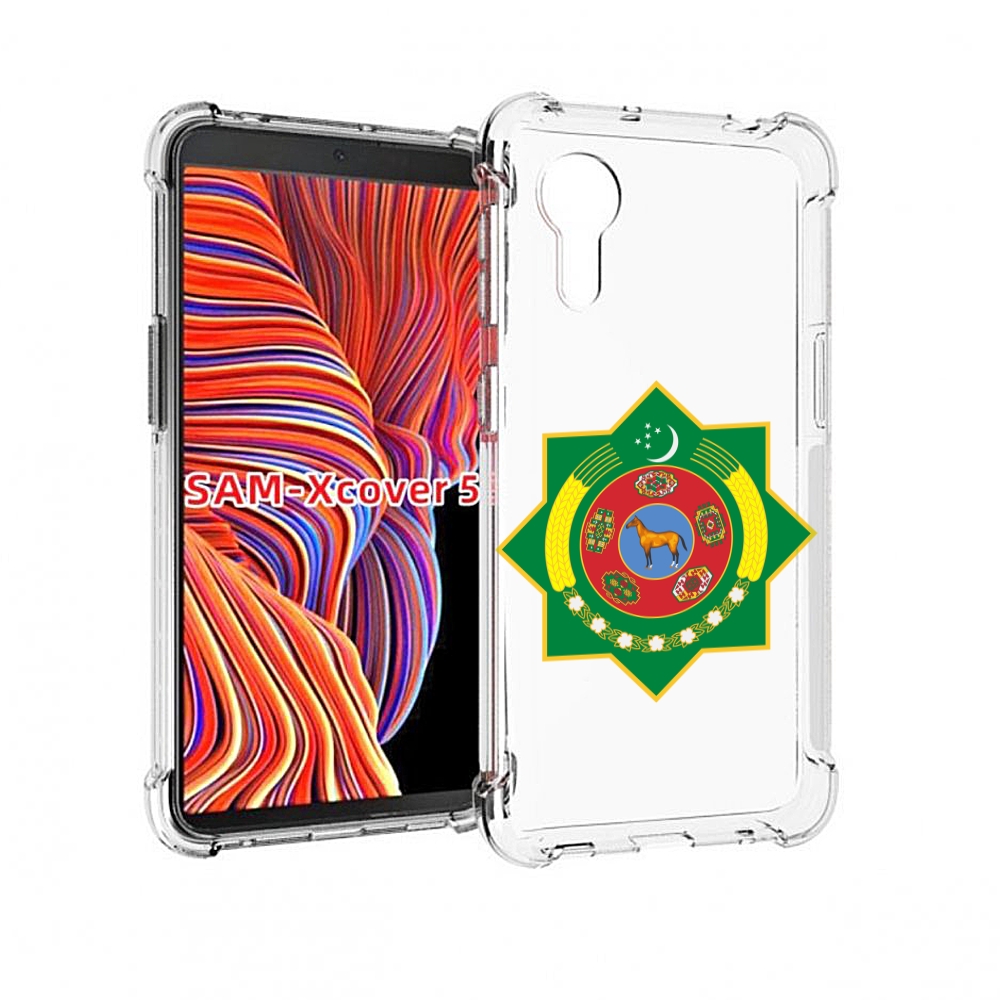 

Чехол MyPads герб-туркменистан для Samsung Galaxy Xcover 5, Прозрачный, Tocco