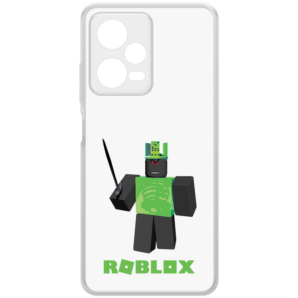 

Чехол-накладка Krutoff Clear Case Roblox-1x1x1x1x1 для Xiaomi Redmi Note 12 Pro 5G, Прозрачный