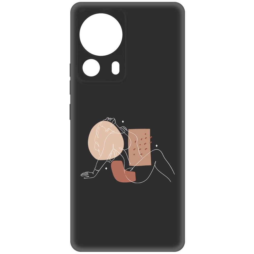 

Чехол-накладка Krutoff Soft Case Чувственность для Xiaomi 13 Lite черный