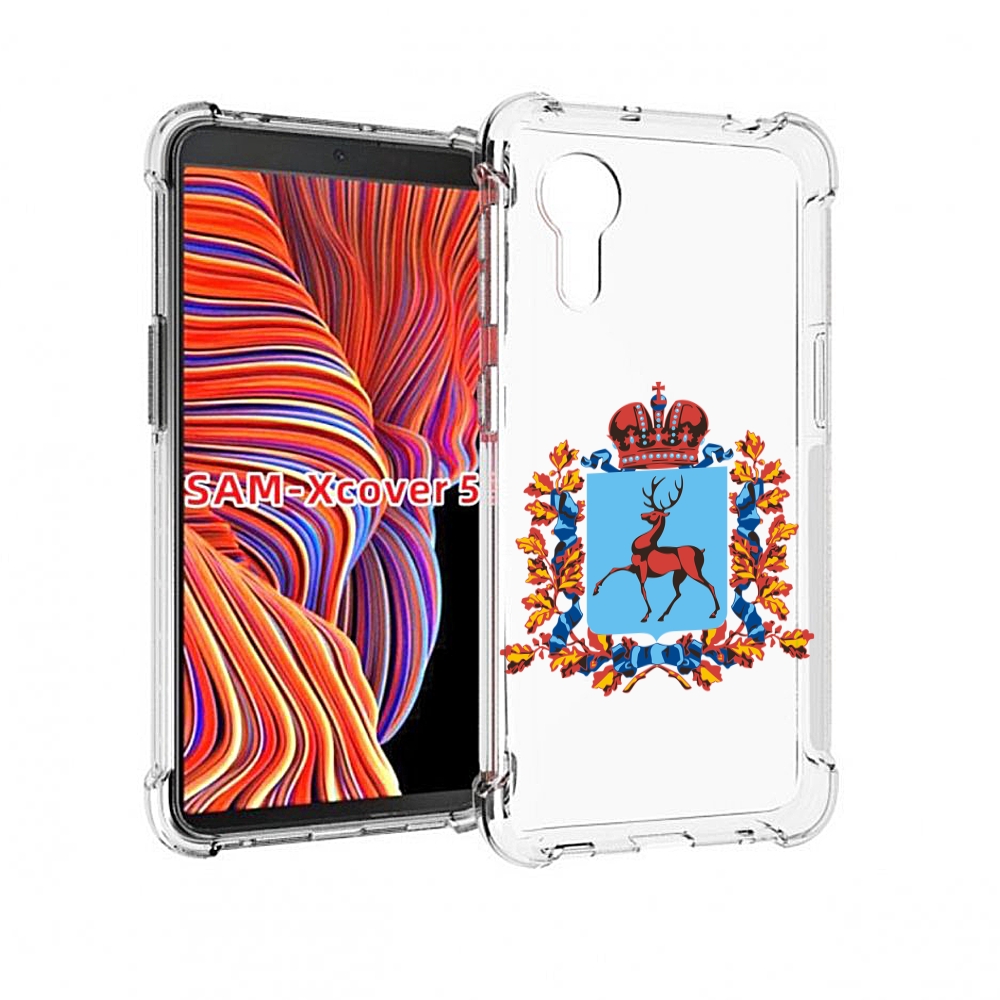 

Чехол MyPads герб-нижегородская-область для Samsung Galaxy Xcover 5, Прозрачный, Tocco