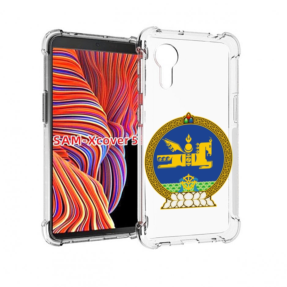 Чехол MyPads герб-монголия для Samsung Galaxy Xcover 5