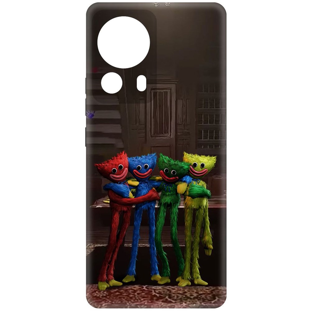 

Чехол-накладка Krutoff Soft Case Хаги Ваги - Мини-Хаги для Xiaomi 13 Lite черный