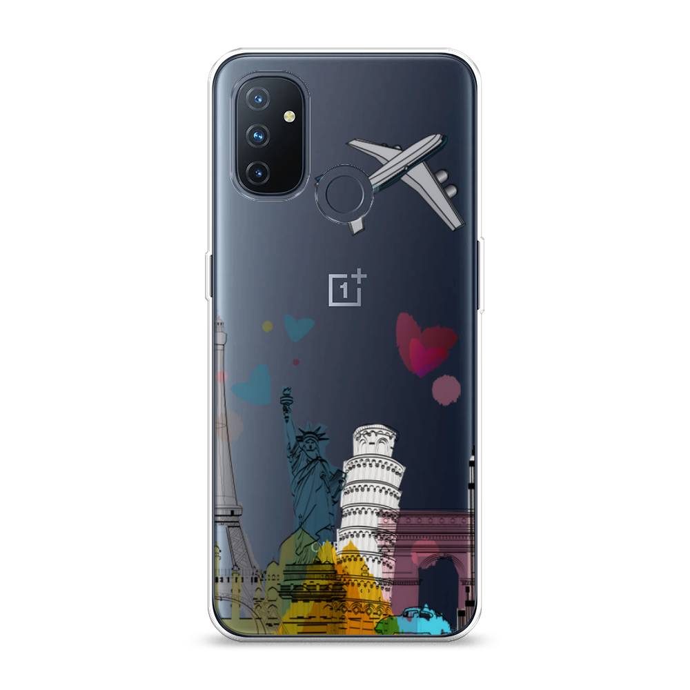 

Чехол Awog на OnePlus Nord N100 / ВанПлас Nord N100 "Самолет путешествий", Желтый, 152450-10
