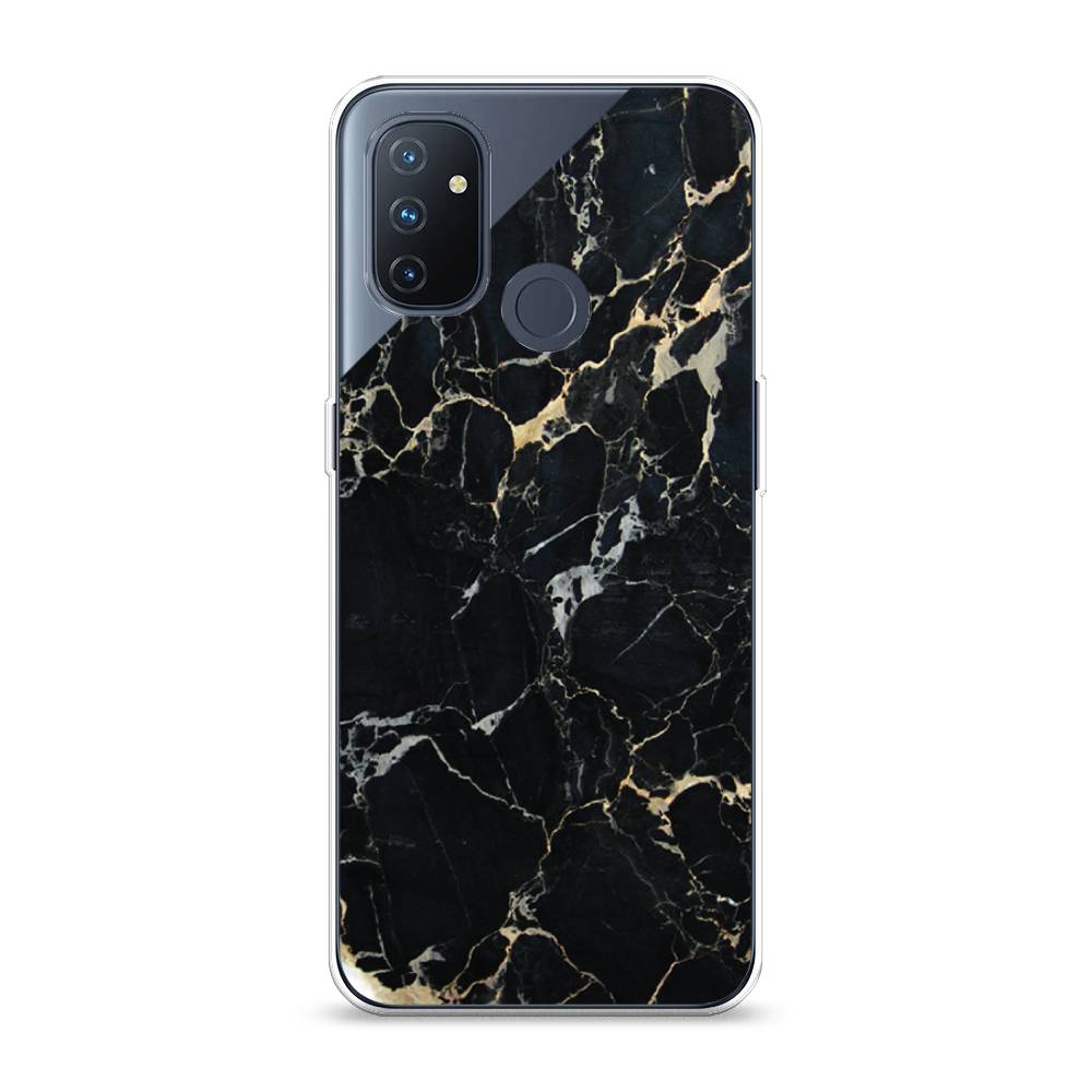 

Чехол Awog на OnePlus Nord N100 / ВанПлас Nord N100 "Черный мрамор уголок", Черный;золотистый, 152450-3