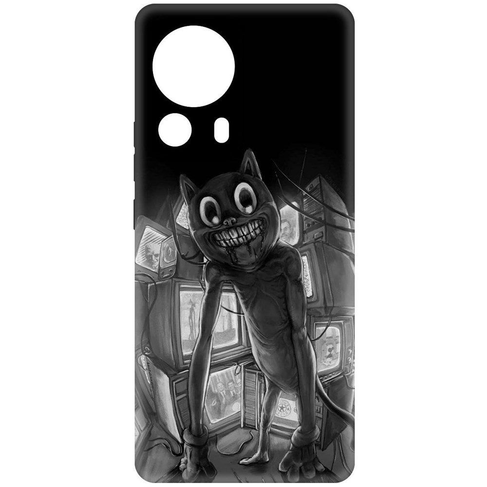 

Чехол-накладка Krutoff Soft Case Хаги Ваги - Картун Кэт для Xiaomi 13 Lite черный