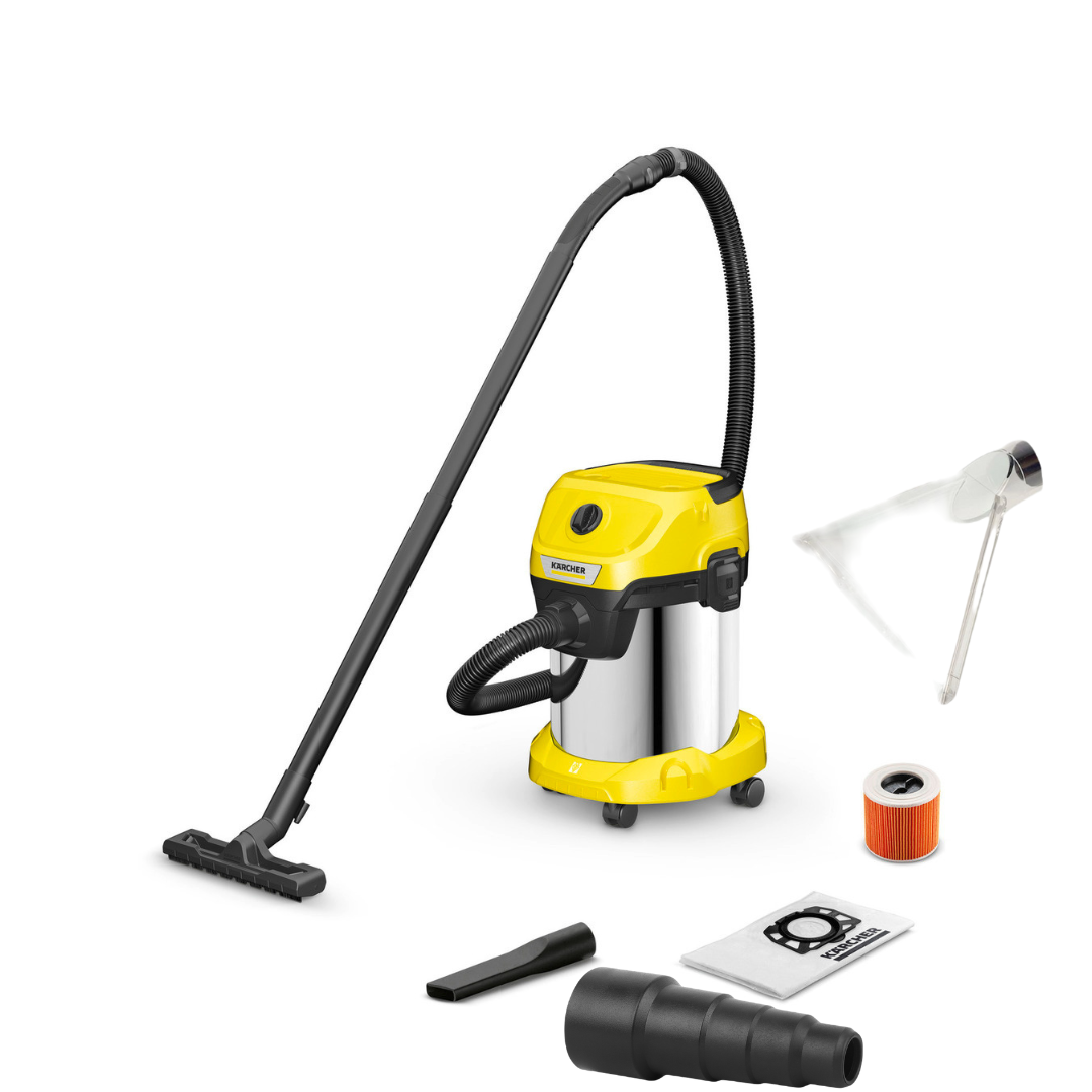 фото Пылесос karcher wd 3 s v-17/4/20 1.628-135-7 + широкая насадка для химчистки