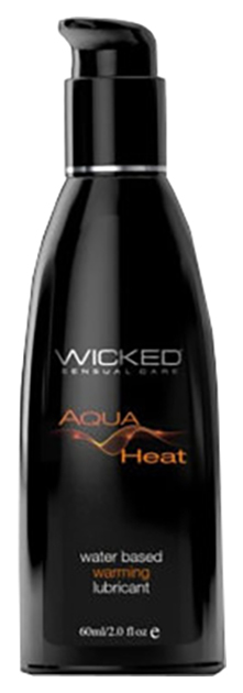 фото Согревающий лубрикант на водной основе wicked aqua heat 60 мл. 193051