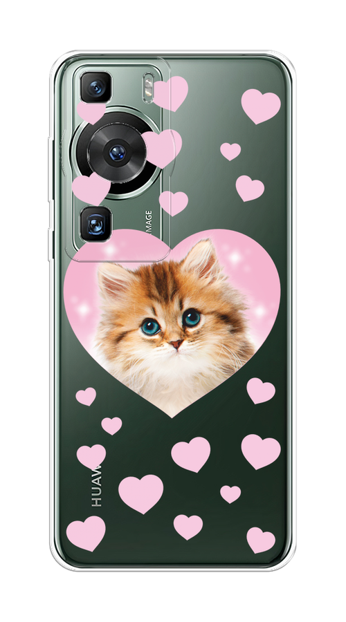 

Чехол на Huawei P60/P60 Pro "Котенок в сердце", Розовый;оранжевый;белый;прозрачный, 6121050-1