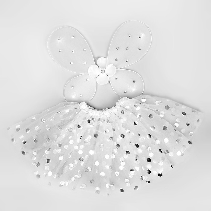 Карнавальный набор «Бабочка», 2 предмета: крылья, юбка аксессуары для кед крылья бабочка lace shwings a la carte 50108 жёлто чёрные