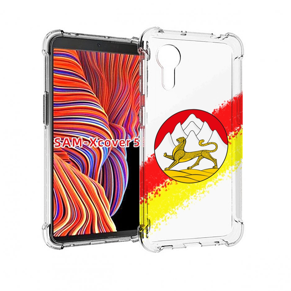 

Чехол MyPads герб флаг южная осетия для Samsung Galaxy Xcover 5, Прозрачный, Tocco