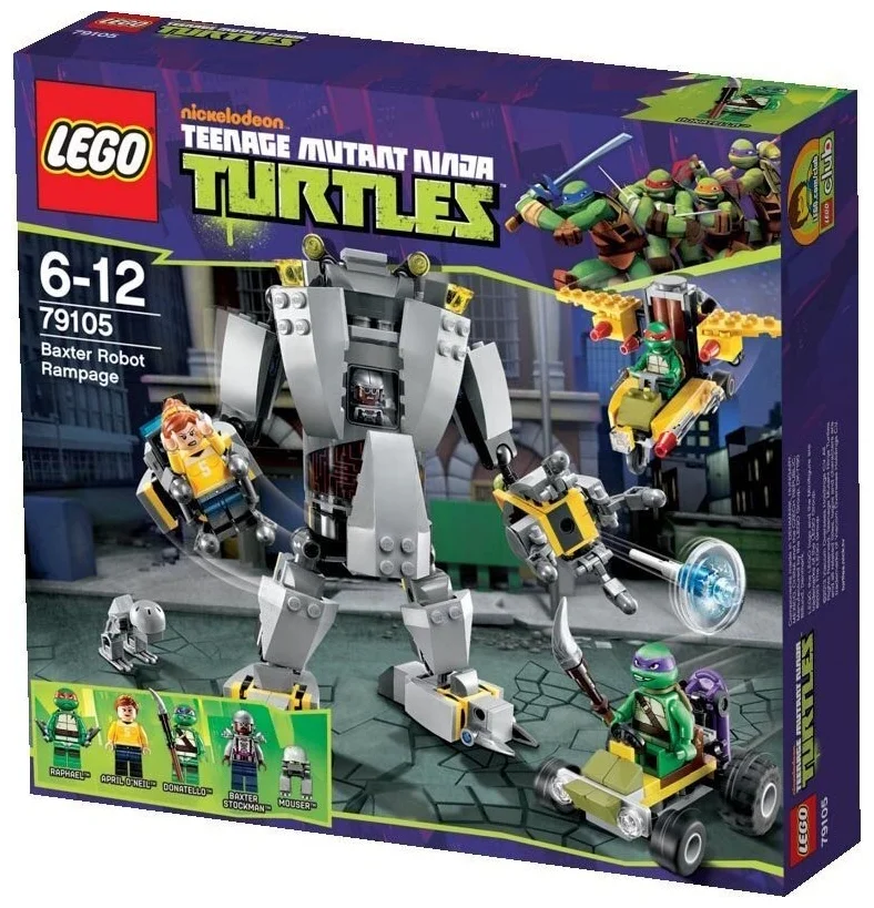 фото Конструктор lego teenage mutant ninja turtles ярость робота бакстера