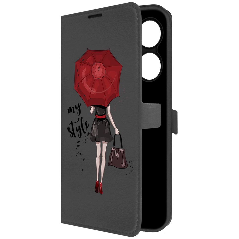 

Чехол-книжка Krutoff Eco Book для Samsung Galaxy M04 (M045) Мой стиль (черный)