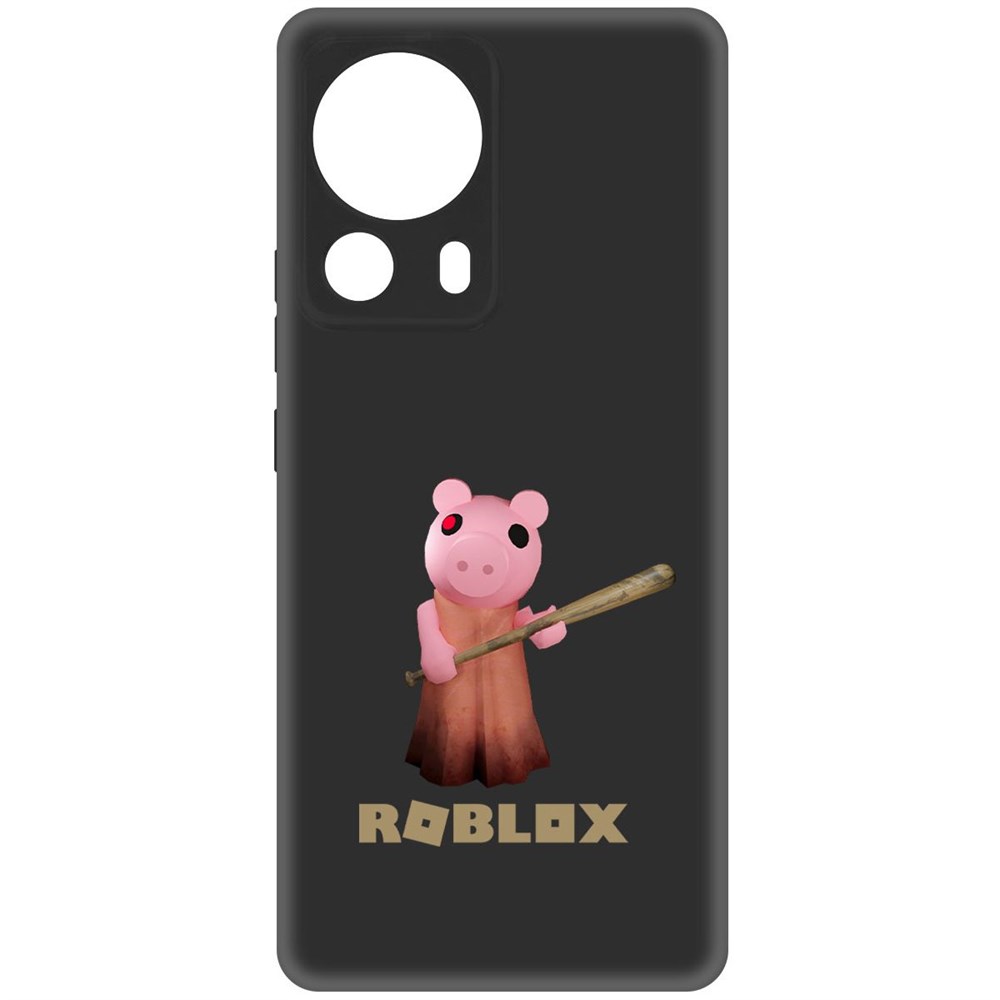 

Чехол-накладка Krutoff Soft Case Roblox-Пигги для Xiaomi 13 Lite черный