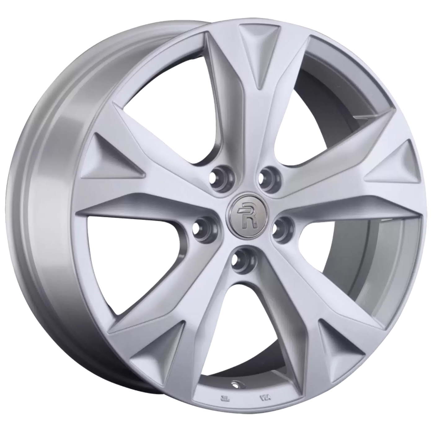 

Колесный диск 7,5x18/5x114,3 ET50,5 D67,1 KI229 SF (конус, C570), Серебристый