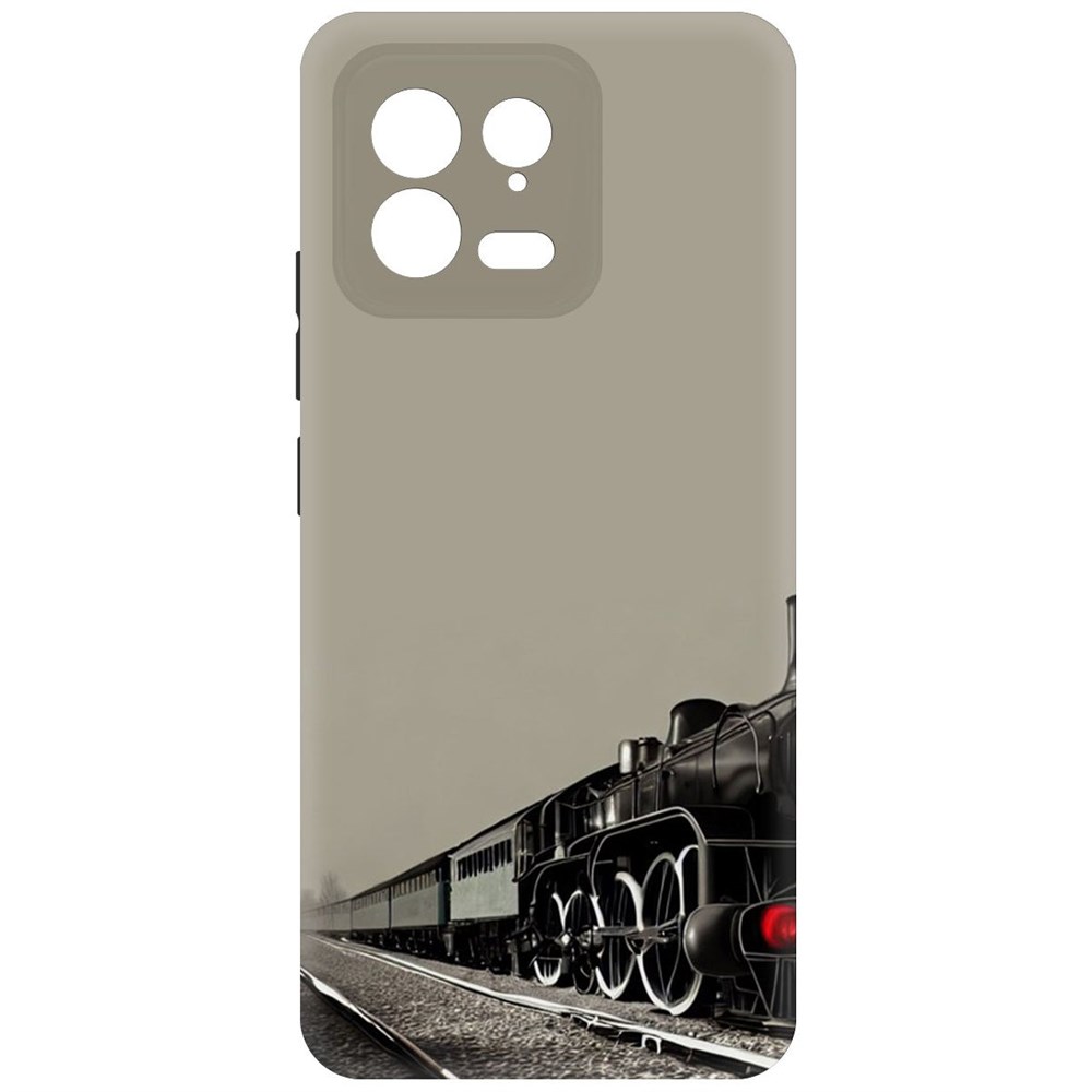 

Чехол-накладка Krutoff Soft Case Паровоз для Xiaomi 13 черный