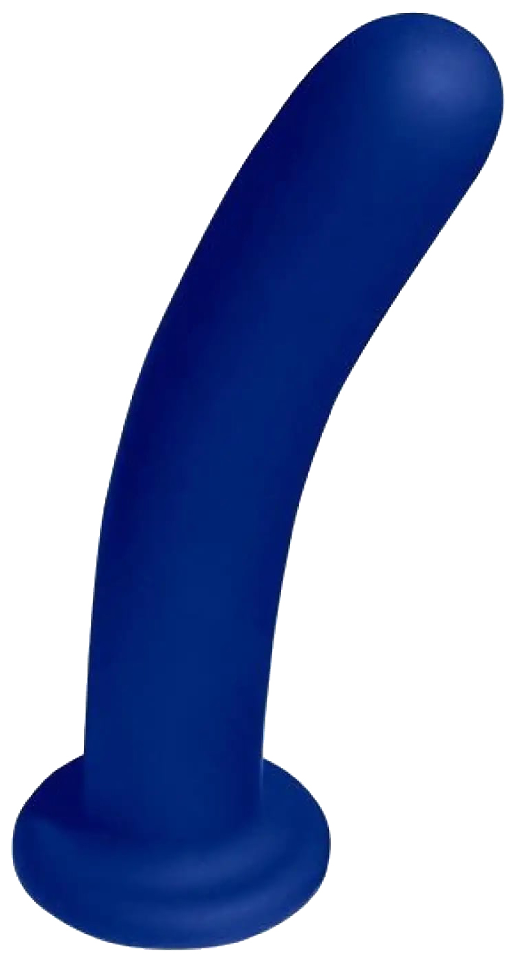 фото Синий гладкий фаллоимитатор-насадка pogo 15,5 см 194956 unbound