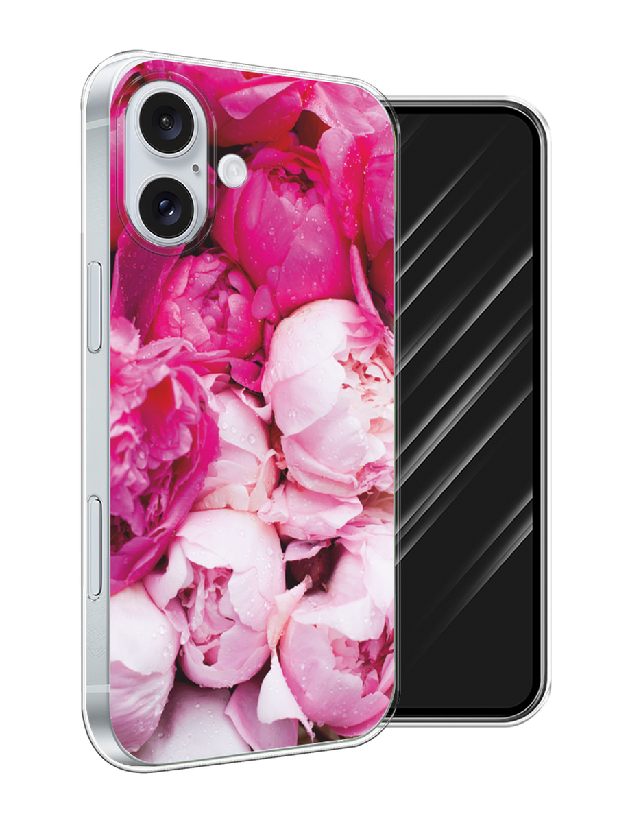 

Чехол Awog на Apple iPhone 16 Plus "Пионы розово-белые", Белый;розовый, 16150-1
