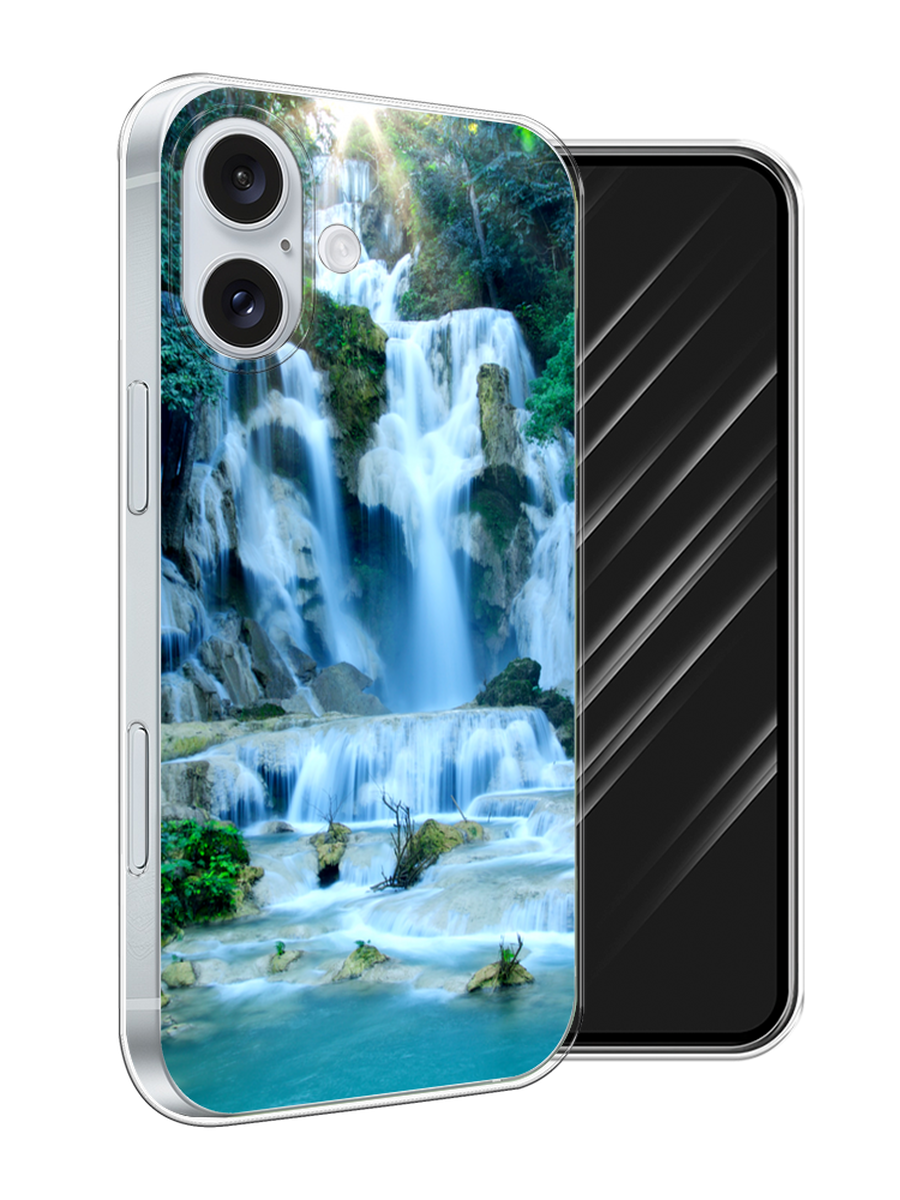 

Чехол Awog на Apple iPhone 16 Plus "Водопад 8", Голубой;зеленый, 16150-1