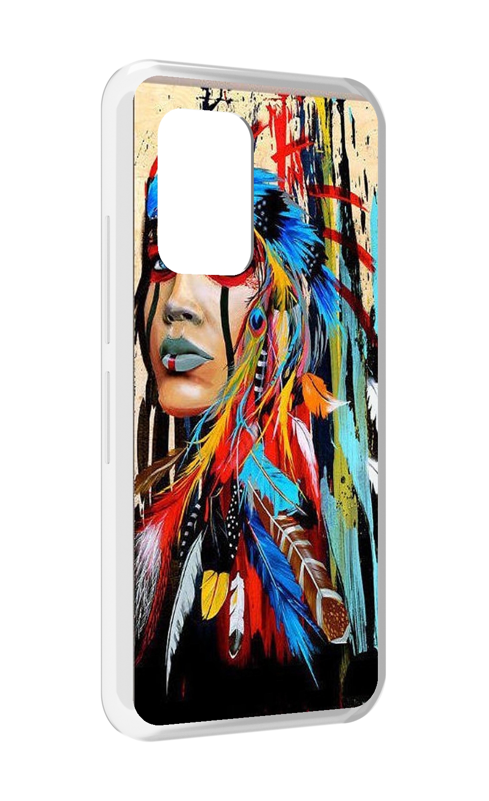 

Чехол MyPads индеец расписной для UMIDIGI Bison GT, Прозрачный, Tocco