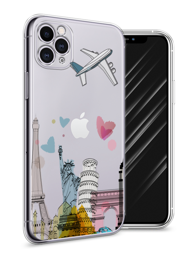 

Чехол Awog на Apple iPhone 11 Pro / Айфон 11 Pro "Самолет путешествий", Разноцветный, 12350-10