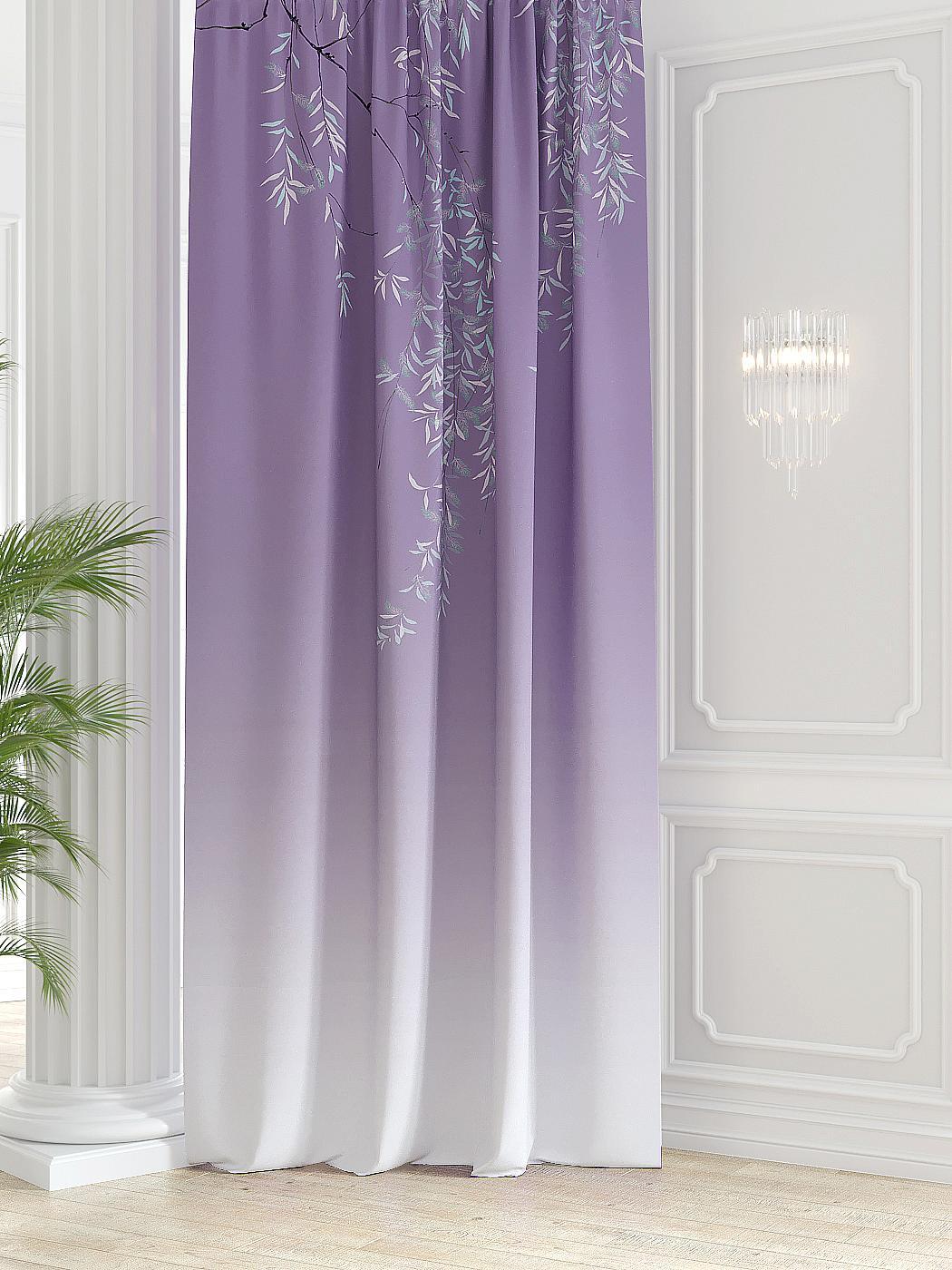 

Портьера Блэкаут AT HOME / шторы в комнату 150х280 см / Миаронс (фиолетовый), 965532