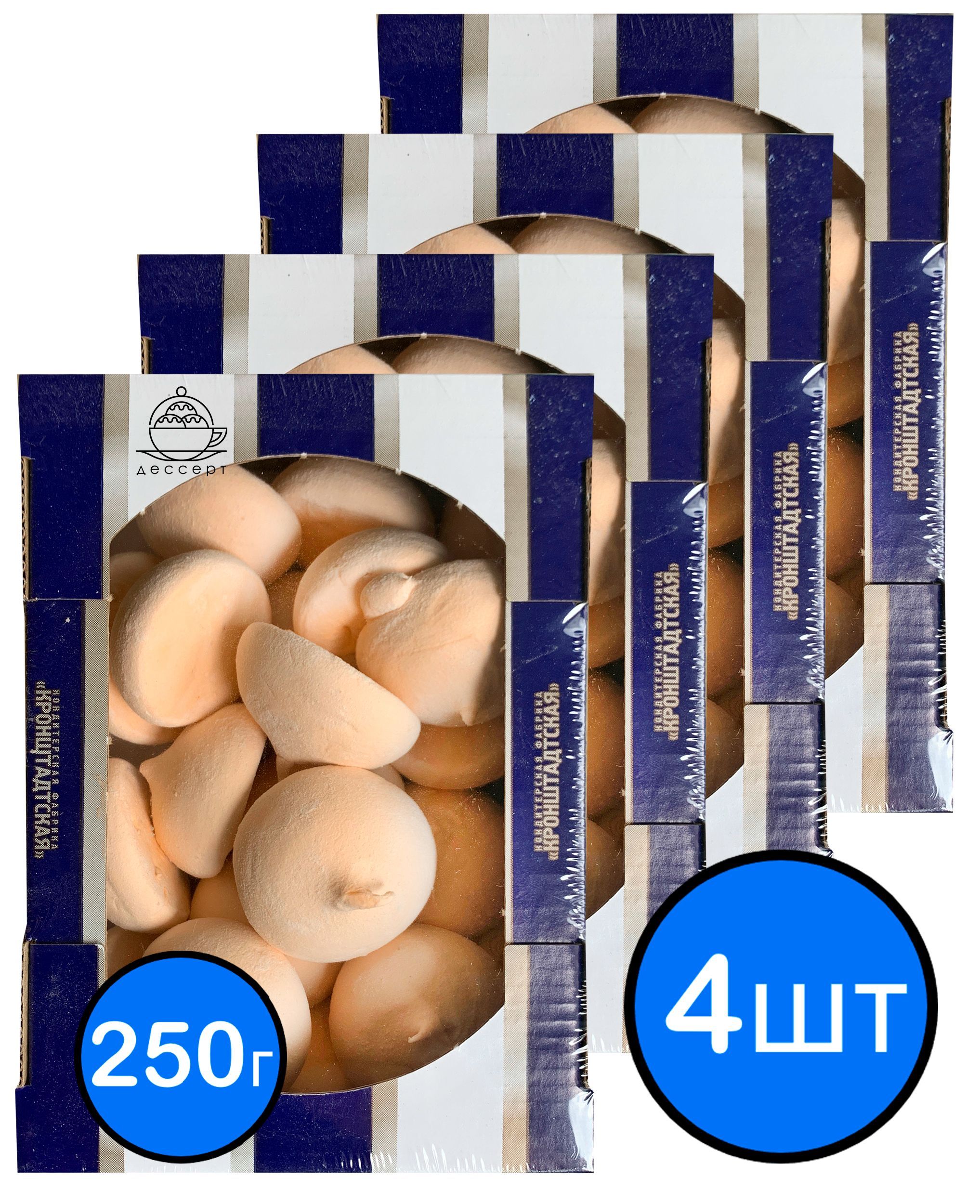 

Зефир МАНГО "Итальянский десерт", КФ КРОНШТАДТСКАЯ, 250г х 4шт
