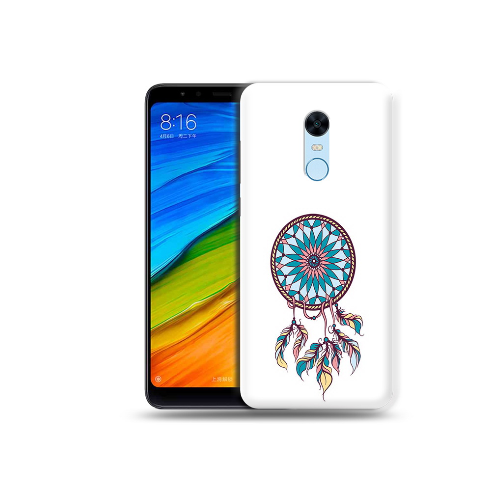 

Чехол MyPads Tocco для Xiaomi Redmi 5 Plus ловец снов синий (PT94743.327.443), Прозрачный, Tocco