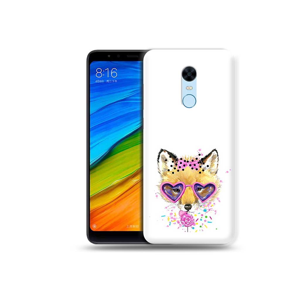 

Чехол MyPads Tocco для Xiaomi Redmi 5 Plus лисенок с бантиком (PT94743.327.441), Прозрачный, Tocco