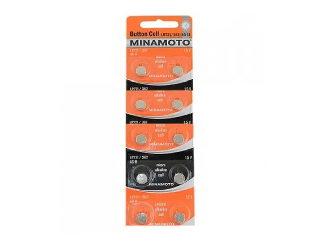 

Батарейка LR721 - Minamoto AG11 LR721/10BL (10 штук)