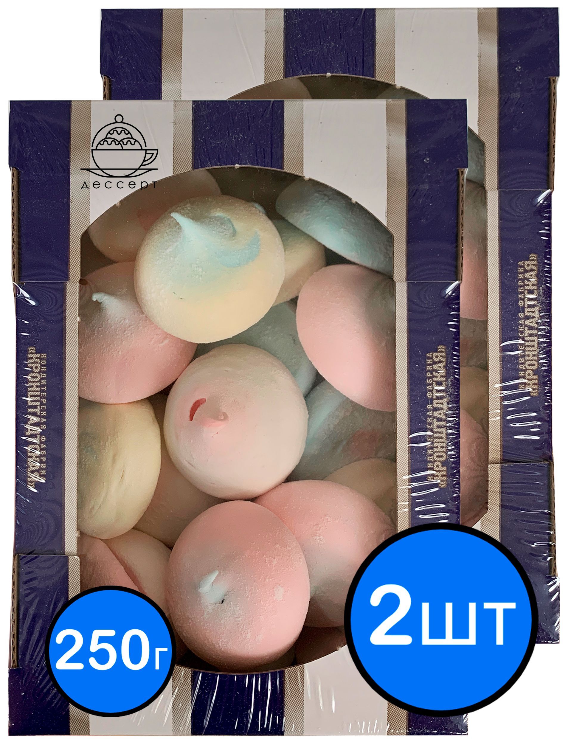 

Зефир БЛЮ КЮРАСАО "Итальянский десерт", КФ КРОНШТАДТСКАЯ, 250г х 2шт