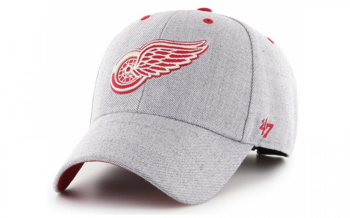 фото Бейсболка 47brand storm cloud mvp detroit red wings (серый) h-stmcd05whv-cc 47'brand