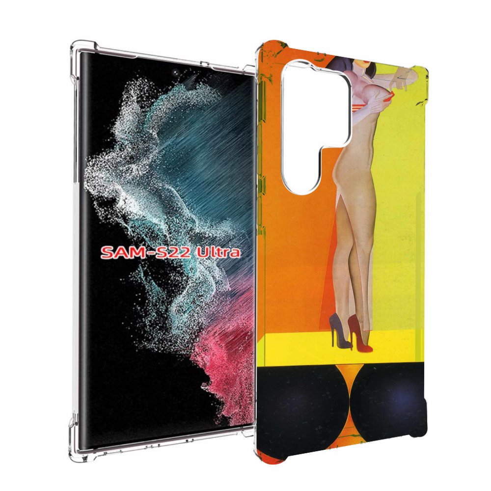 

Чехол MyPads девушка на шарах женский для Samsung Galaxy S23 Ultra, Прозрачный, Tocco