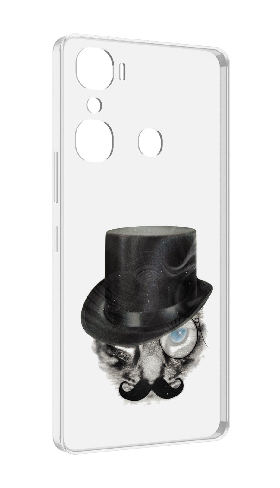 

Чехол MyPads интелегентный кот для Infinix Hot 12 Pro, Прозрачный, Tocco