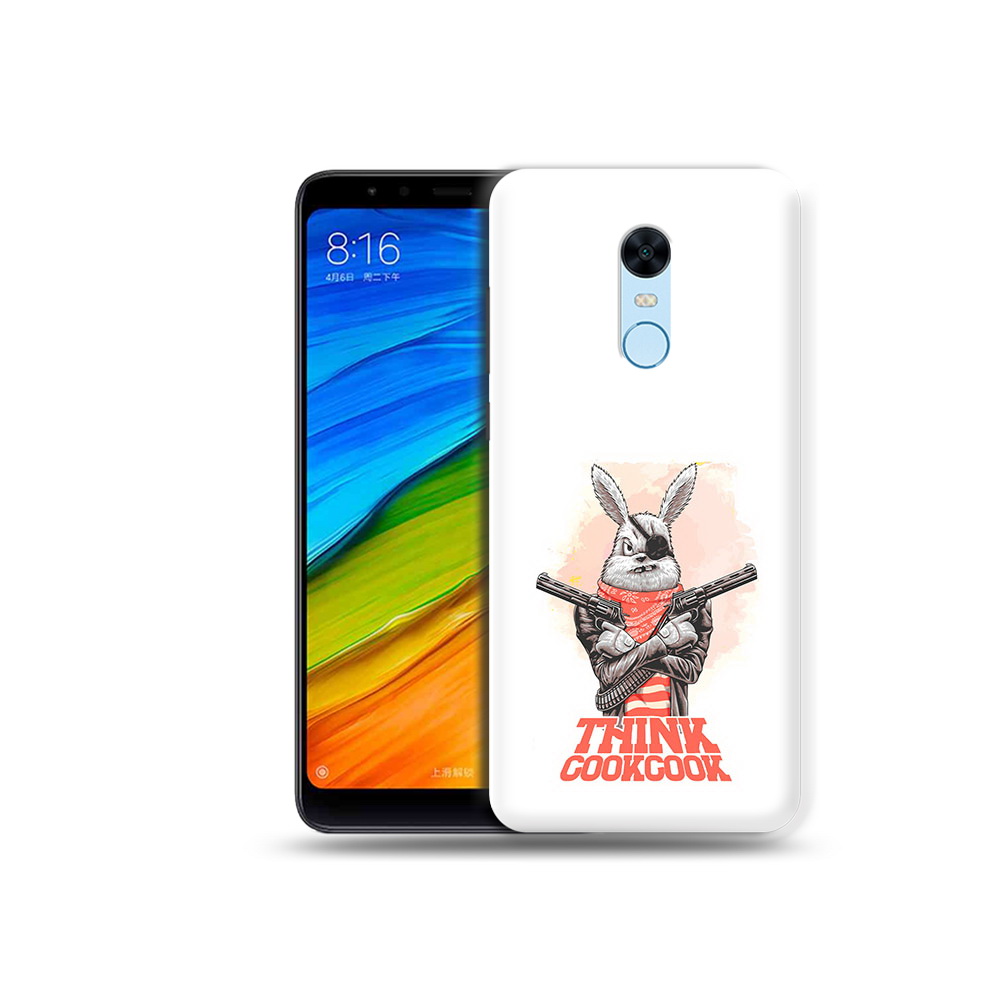 

Чехол MyPads Tocco для Xiaomi Redmi 5 Plus кролик пират (PT94743.327.419), Прозрачный, Tocco