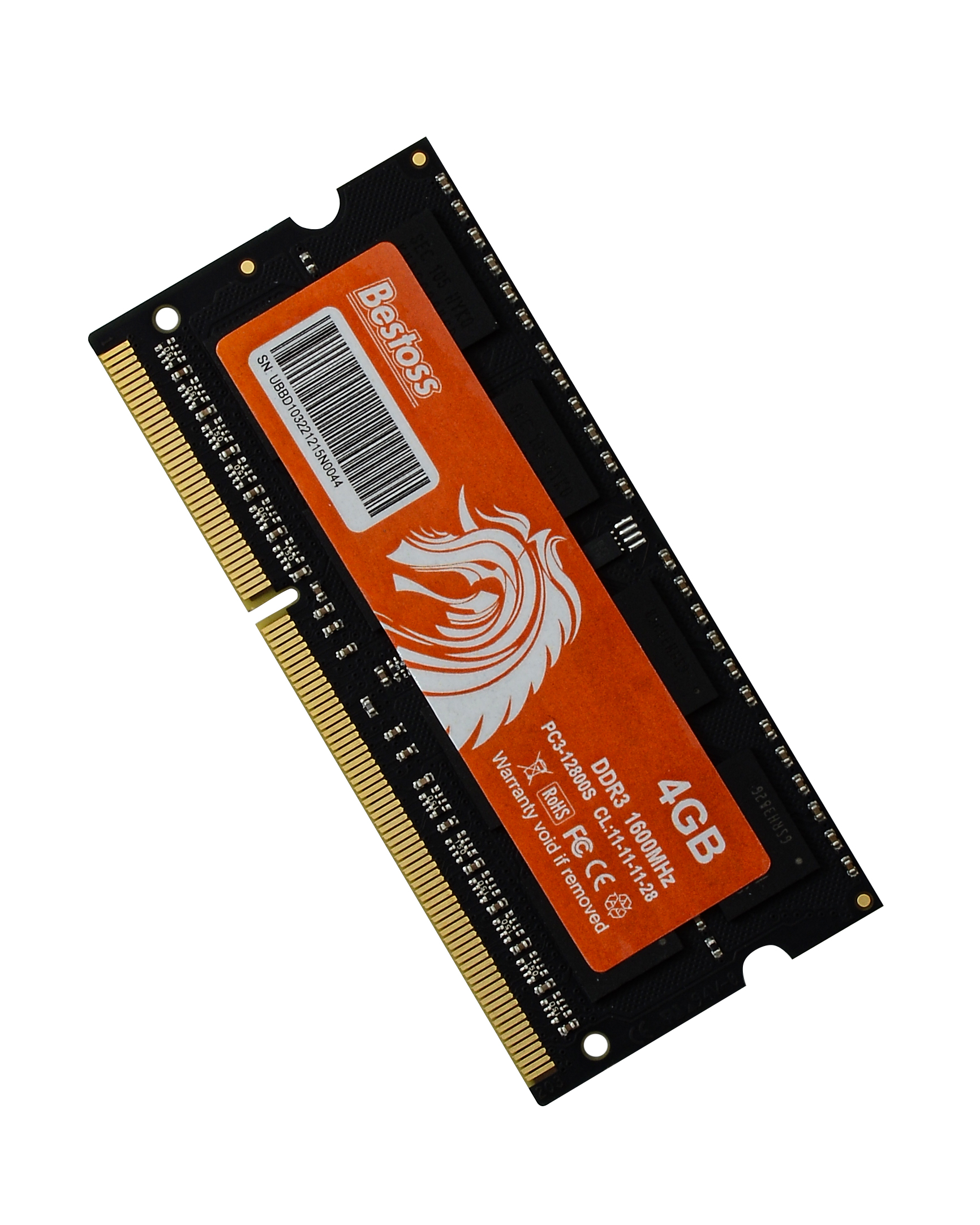 Оперативная память 4 GB Bestoss DDR3 SODIMM 1600MHz