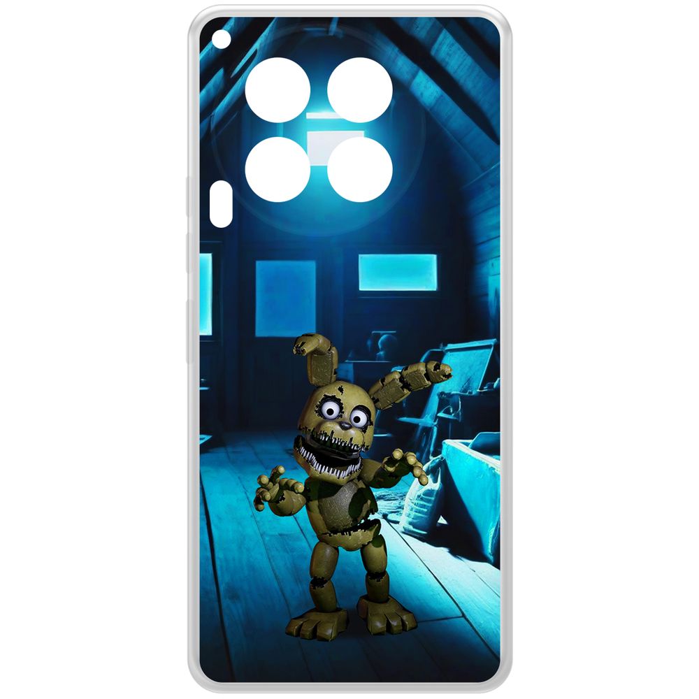 Чехол-накладка Krutoff Clear Case ФНАФ - Плюштрап для TECNO Camon 30 5G