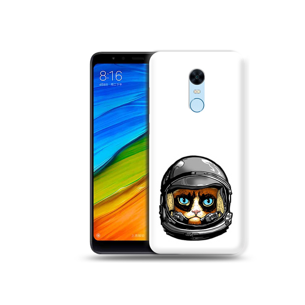 

Чехол MyPads Tocco для Xiaomi Redmi 5 Plus кот космонавт (PT94743.327.400), Прозрачный, Tocco