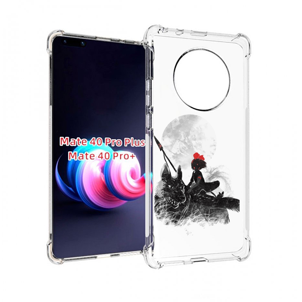 

Чехол MyPads мононоке для Huawei Mate 40 Pro+ Plus, Прозрачный, Tocco