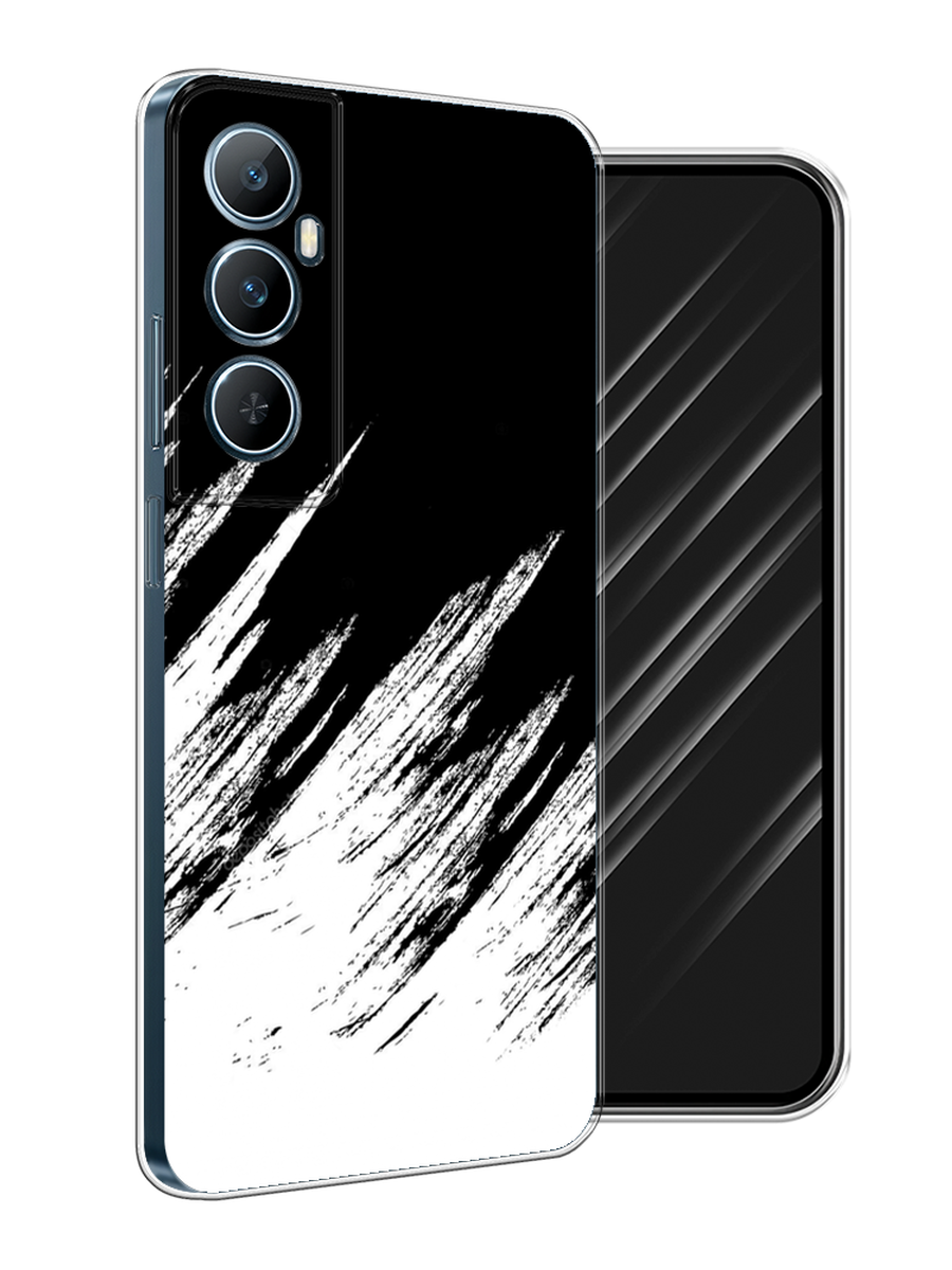 

Чехол Awog на Realme C65 "Черно белые брызги", Черный;белый;бежевый, 2516750-1