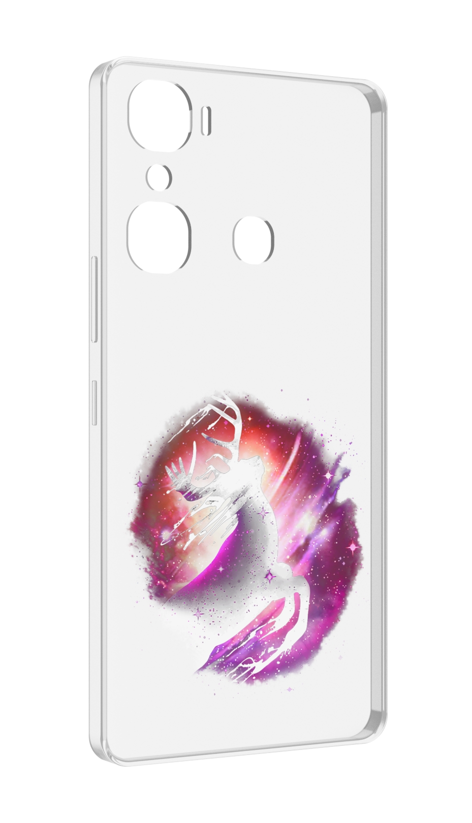 

Чехол MyPads звездный олень для Infinix Hot 12 Pro, Прозрачный, Tocco