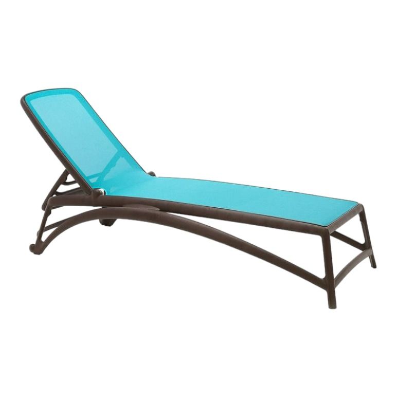 

Шезлонг Nardi Атлантико Celeste coffee пластик голубой 204 x 70 x 99 см