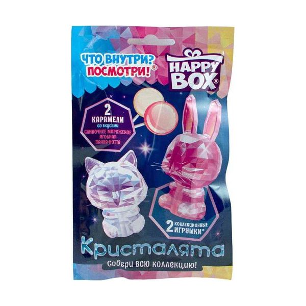 Карамель Happy Box Кристалята с игрушкой 20 г