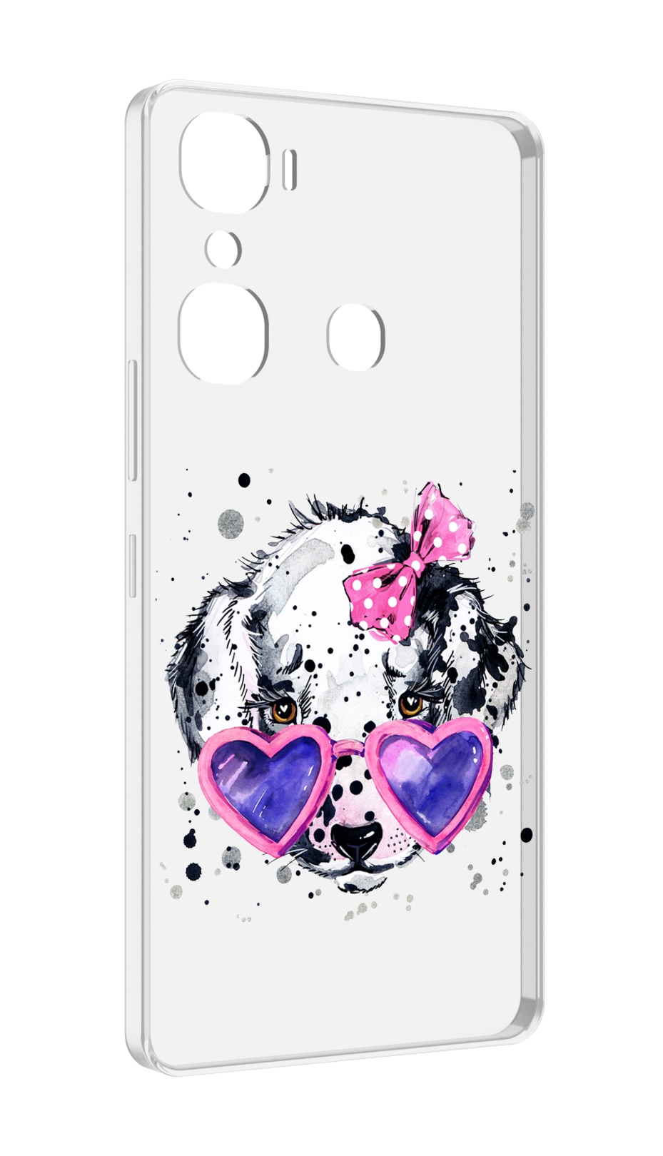 

Чехол MyPads долматинец в очках для Infinix Hot 12 Pro, Прозрачный, Tocco