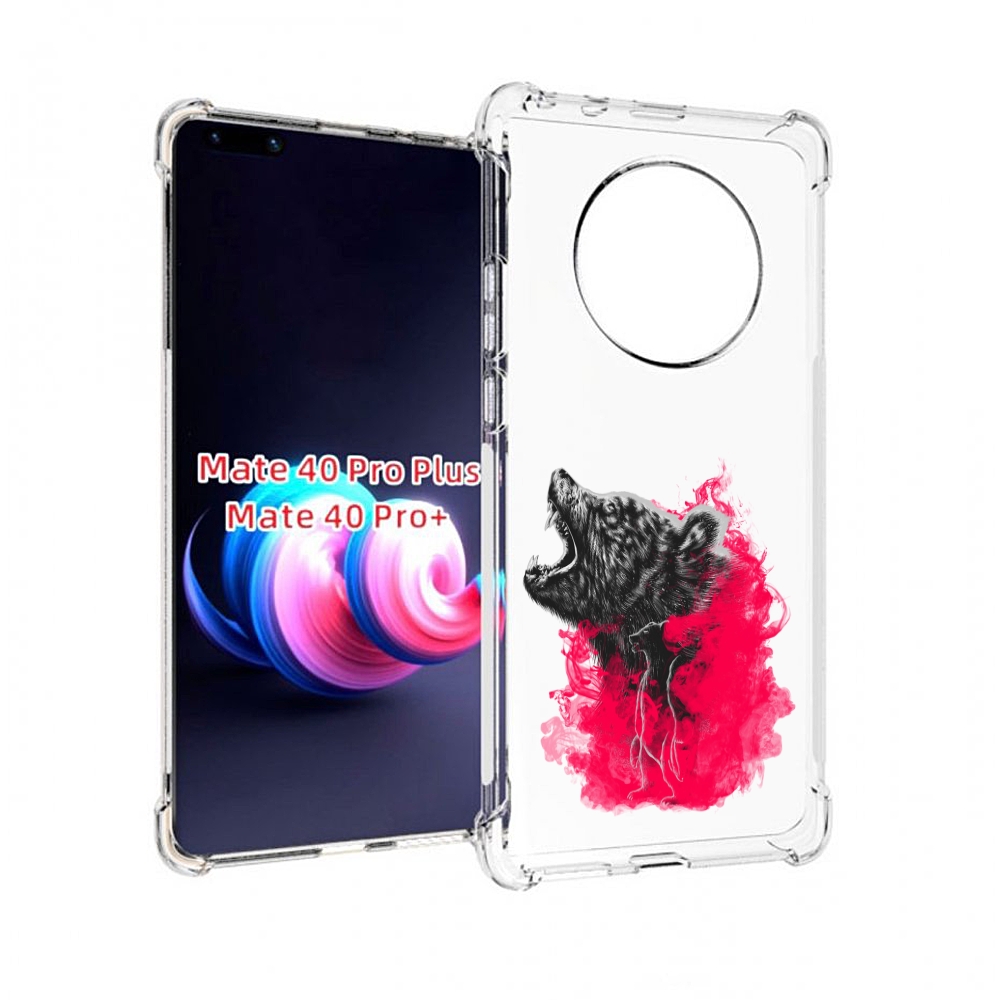 

Чехол MyPads медведь в дымке для Huawei Mate 40 Pro+ Plus, Прозрачный, Tocco